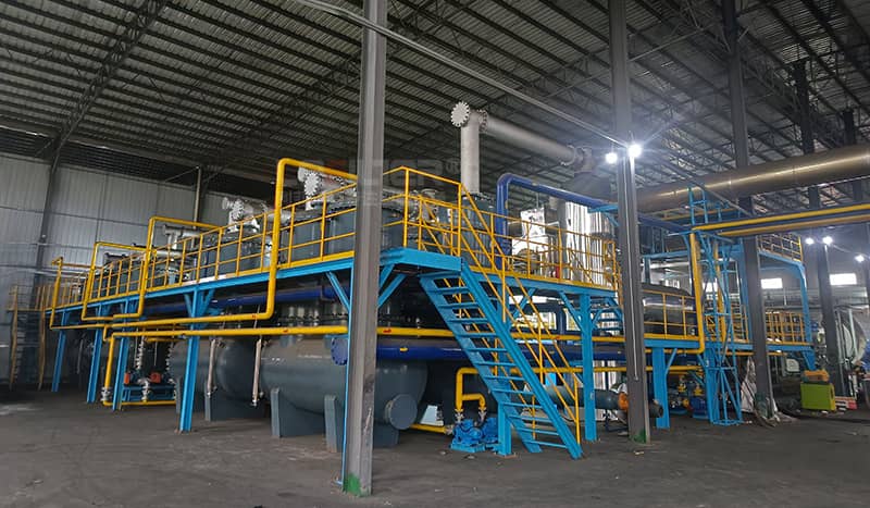 廢舊輪胎熱解煉油